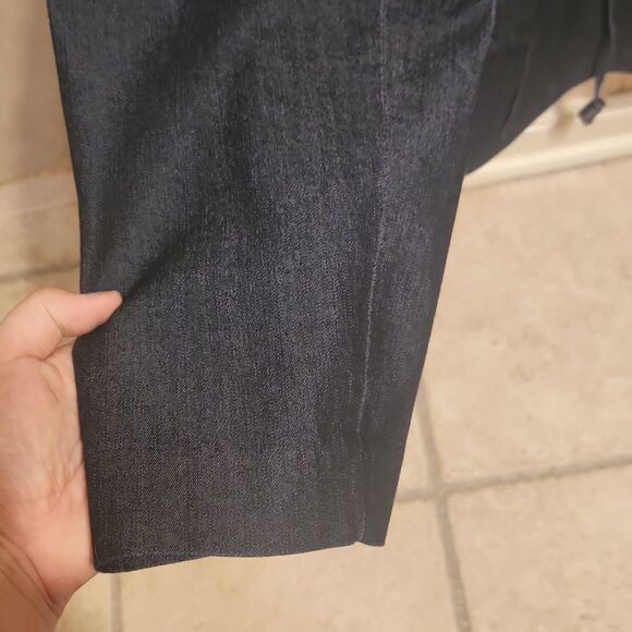 Sandro Woman Blue Denim Jacket w/ Cargo Pockets Size 2XL - Picture 6 of 9